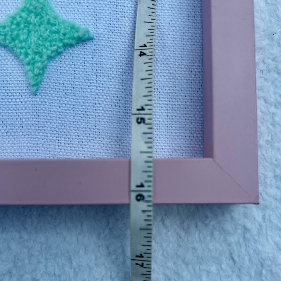 Everything’s Fine Embroidered Colorful Wall Art Decor 70’s Inspired Crocheted - Picture 7 of 12